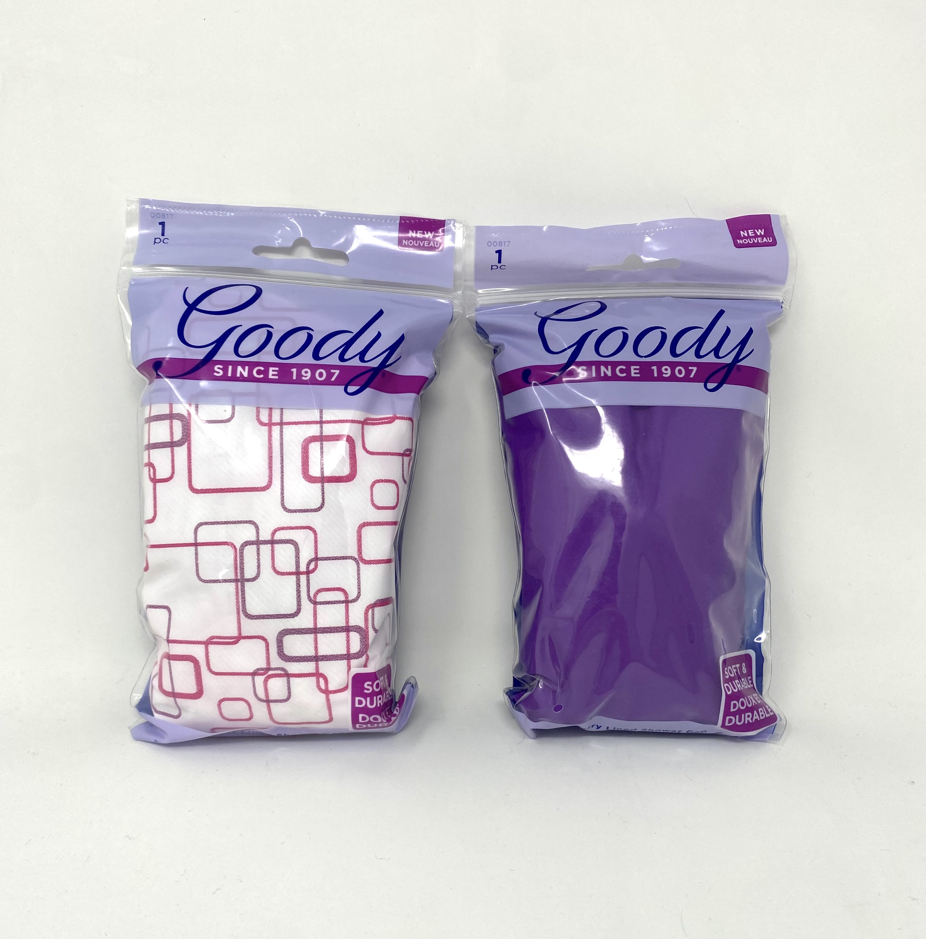 Goody Shower Cap Terry Lined Assorted Colors UPC:041457008171 Pack:72/6