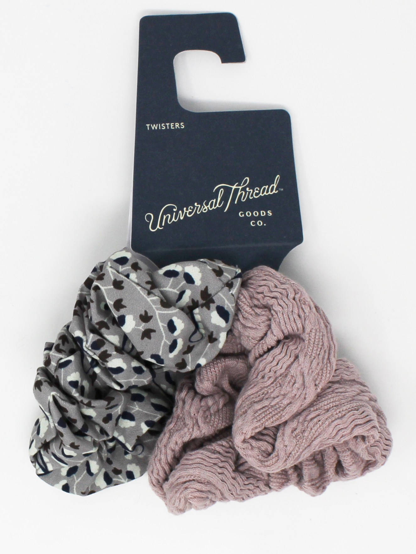 Paisley and Cable Print Twisters - Universal Thread™. Pre-priced $8.00