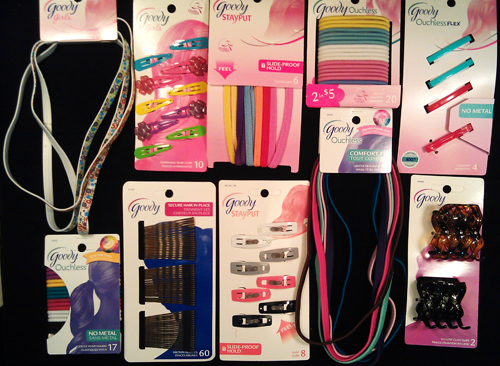 Goody Conair Scunci Remington 100 Count Girls and Women hair accessory mix