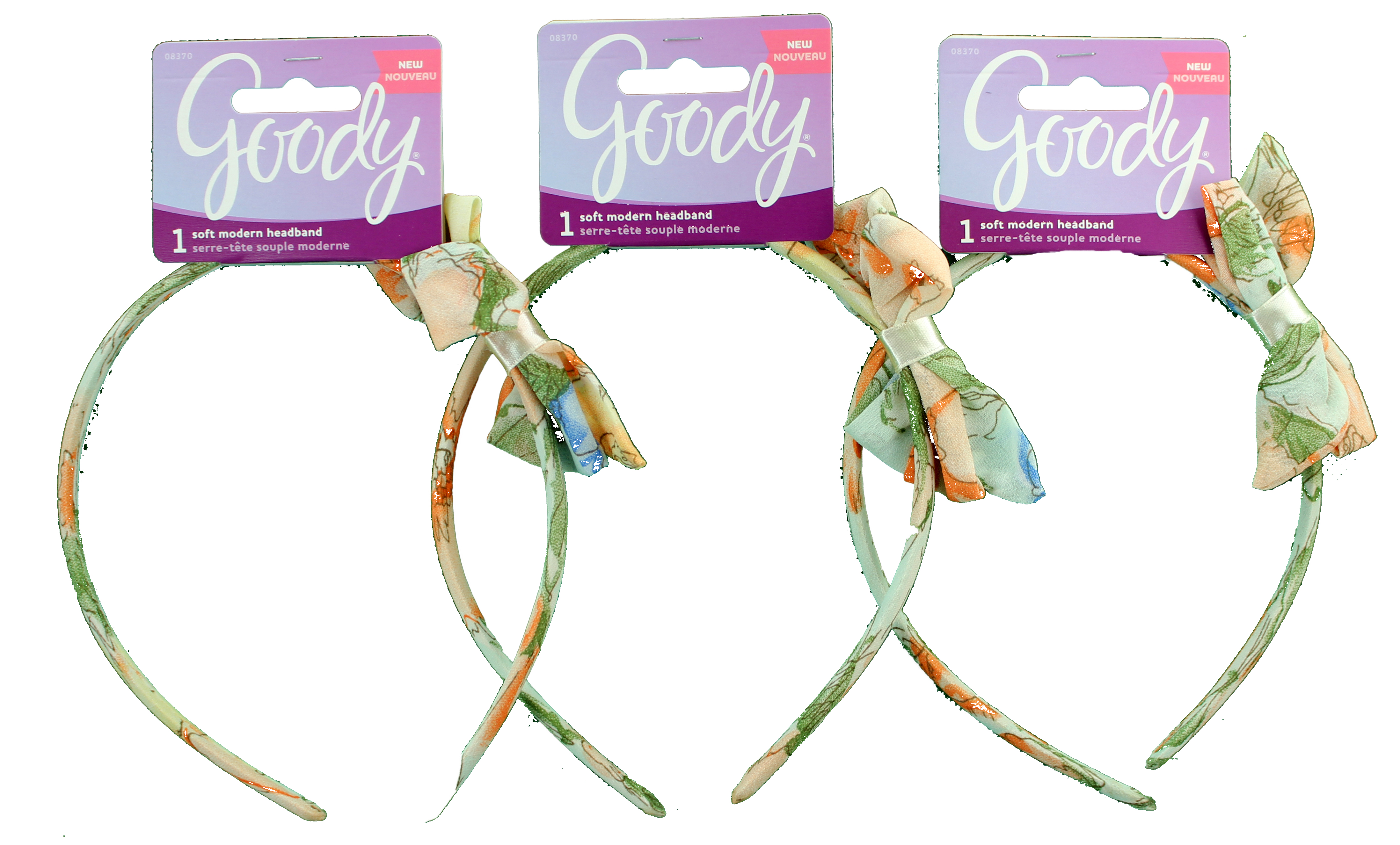 Goody Soft Modern Floral Headbands, 1CT - Click Image to Close