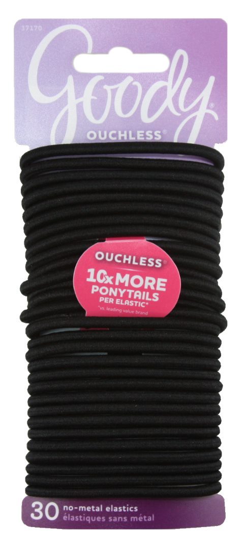 Goody OUCHLESS 4MM 5.5IN BLACK 30 ON