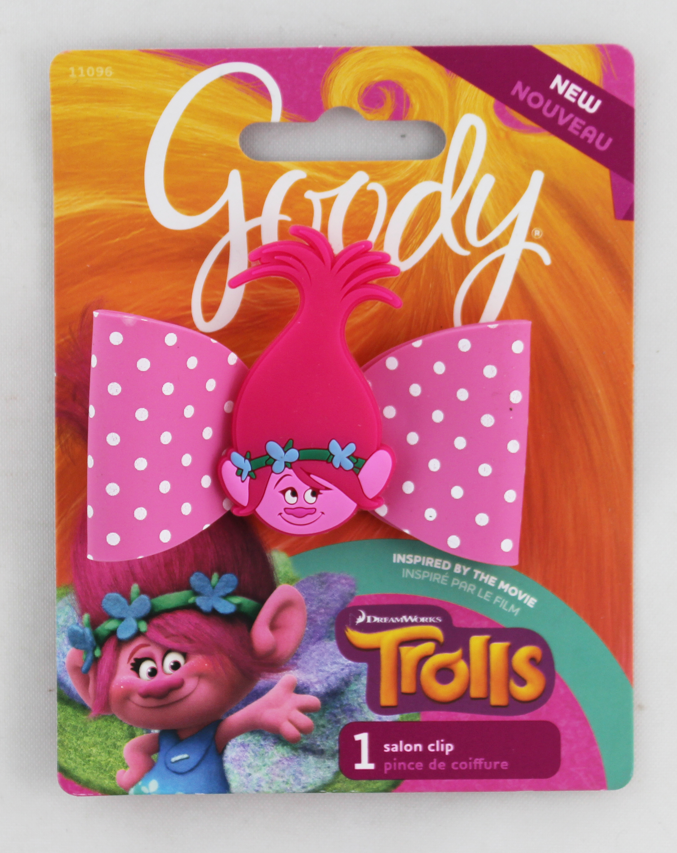 Goody Trolls Value Bow Salon Clip, 1 Count - Click Image to Close