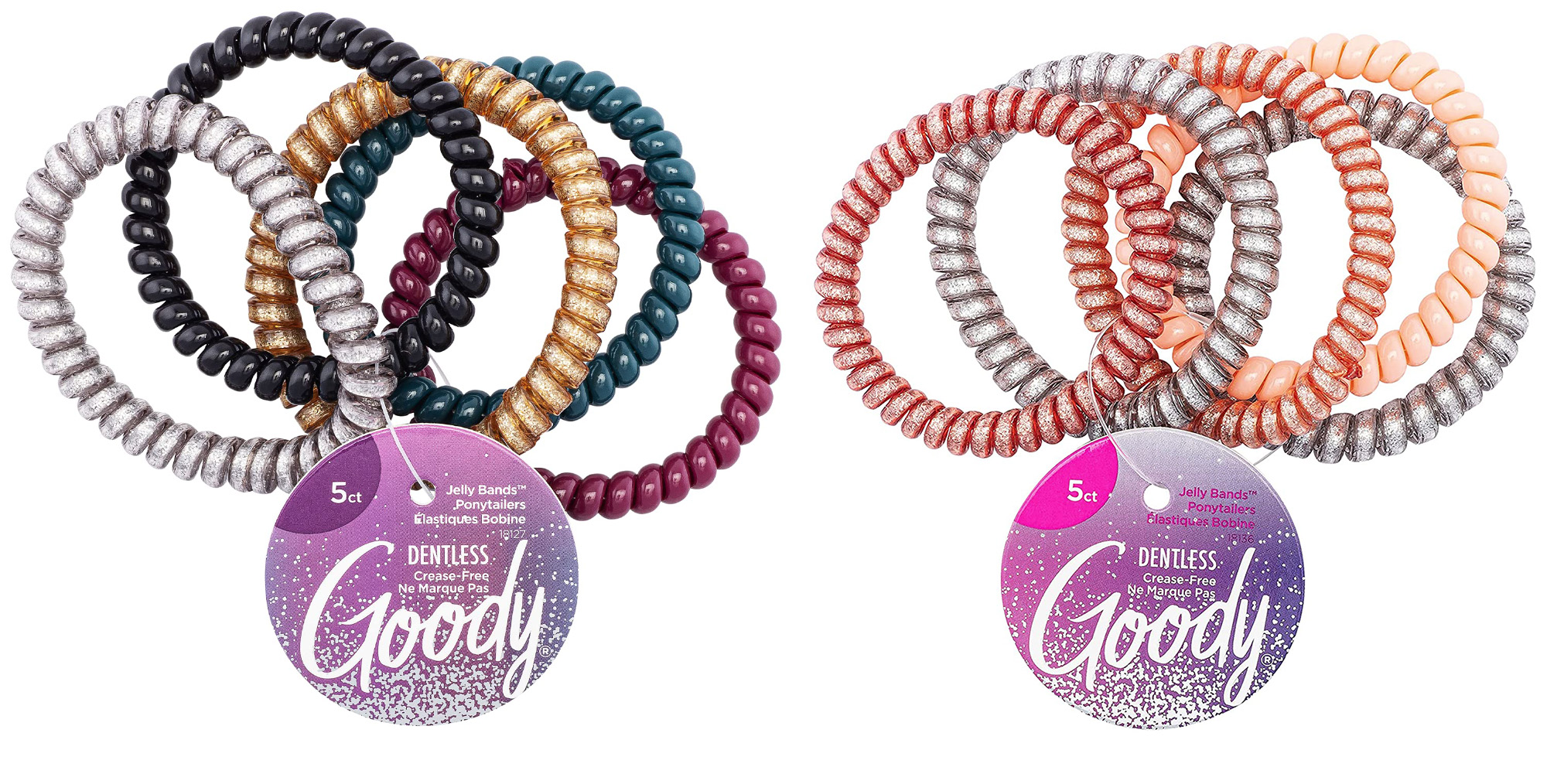 Goody Icy Holiday Skinny Coils 5ct