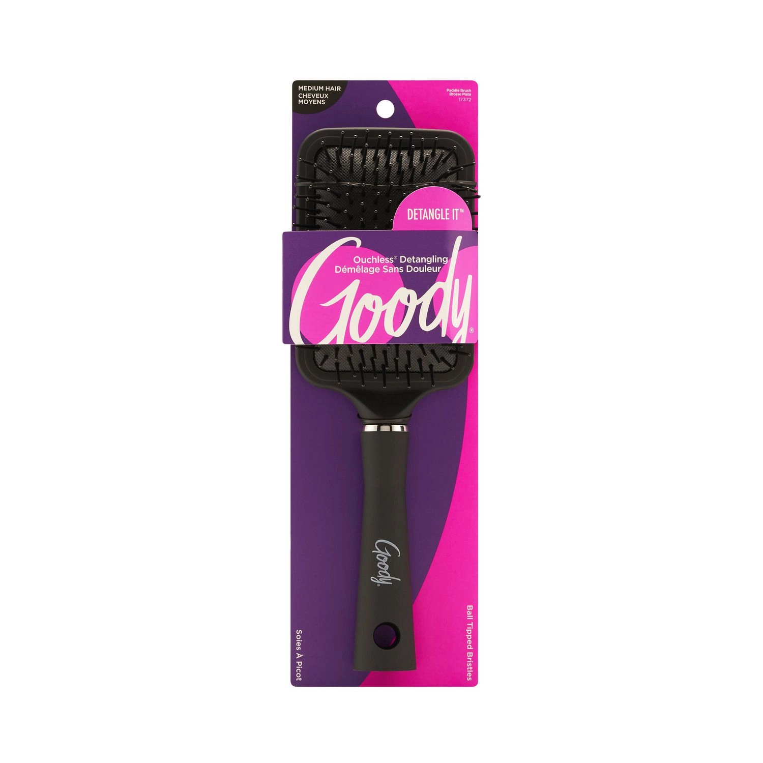 Goody Custom Style Paddle Brush For Medium Hair UPC:041457173725