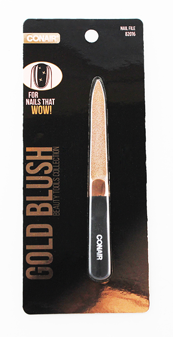 Conair Gold Blush Beauty Tools Collection Nail File