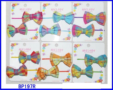 ♥ Entwined Colors, Bow Push Pin, BP197R, 2/Card=24Pcs Per