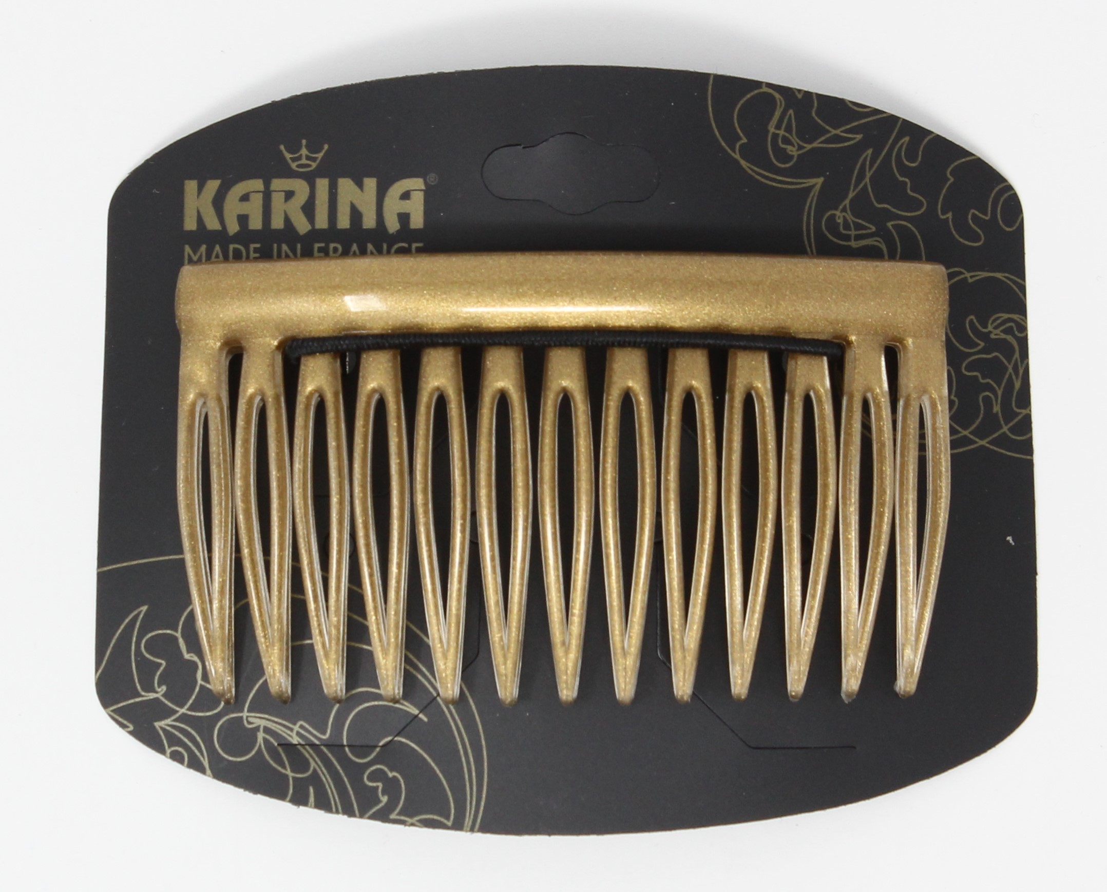 Karina Gold Side Comb 3 Inches