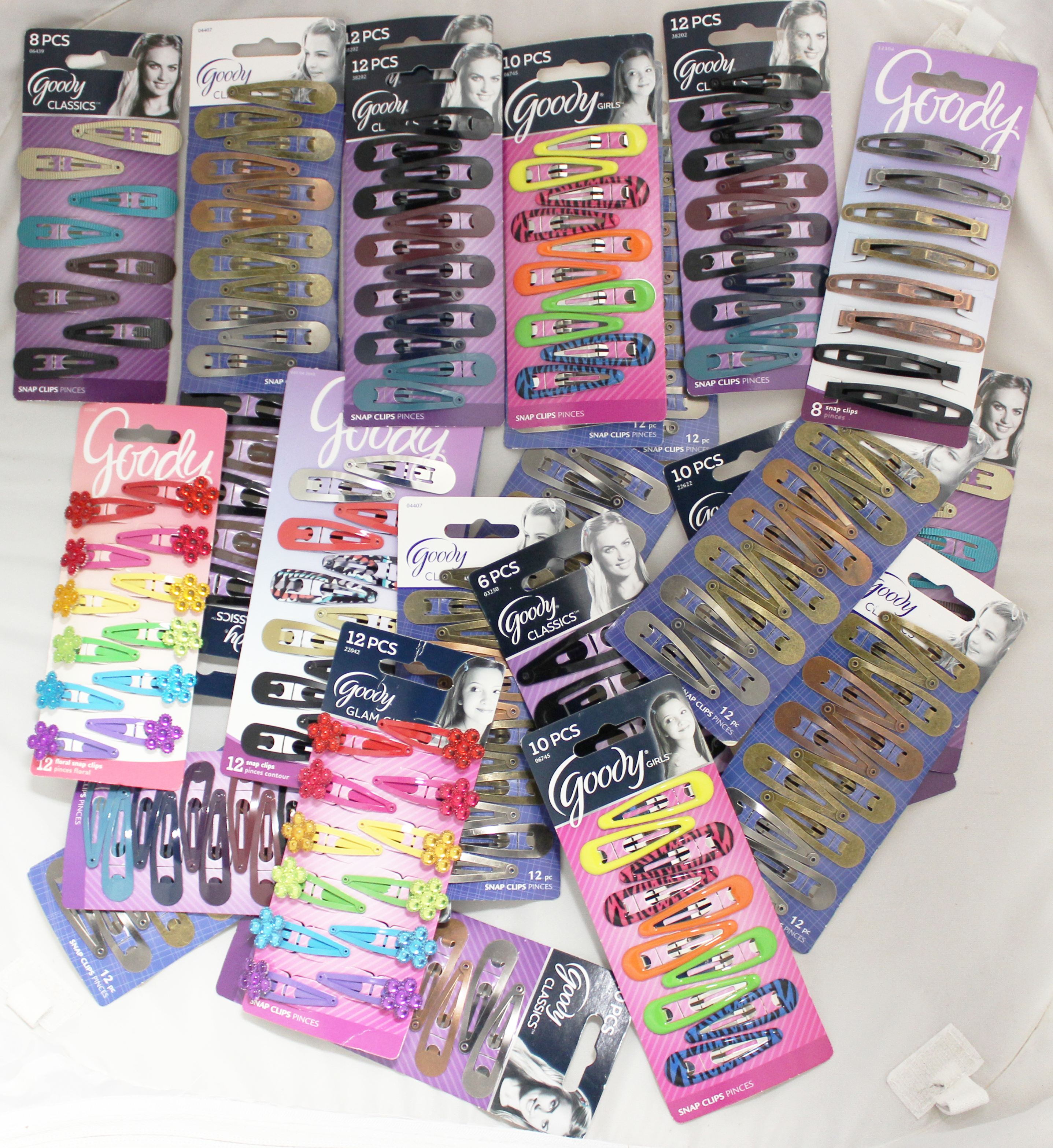 Goody And Scunci Snap Clips 36-Pack Mix Lot - 1 Count