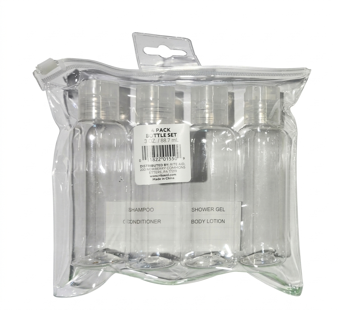 4 PACK BOTTLE SET, rite aid (image for) 4 PACK BOTTLE SET, rite aid
