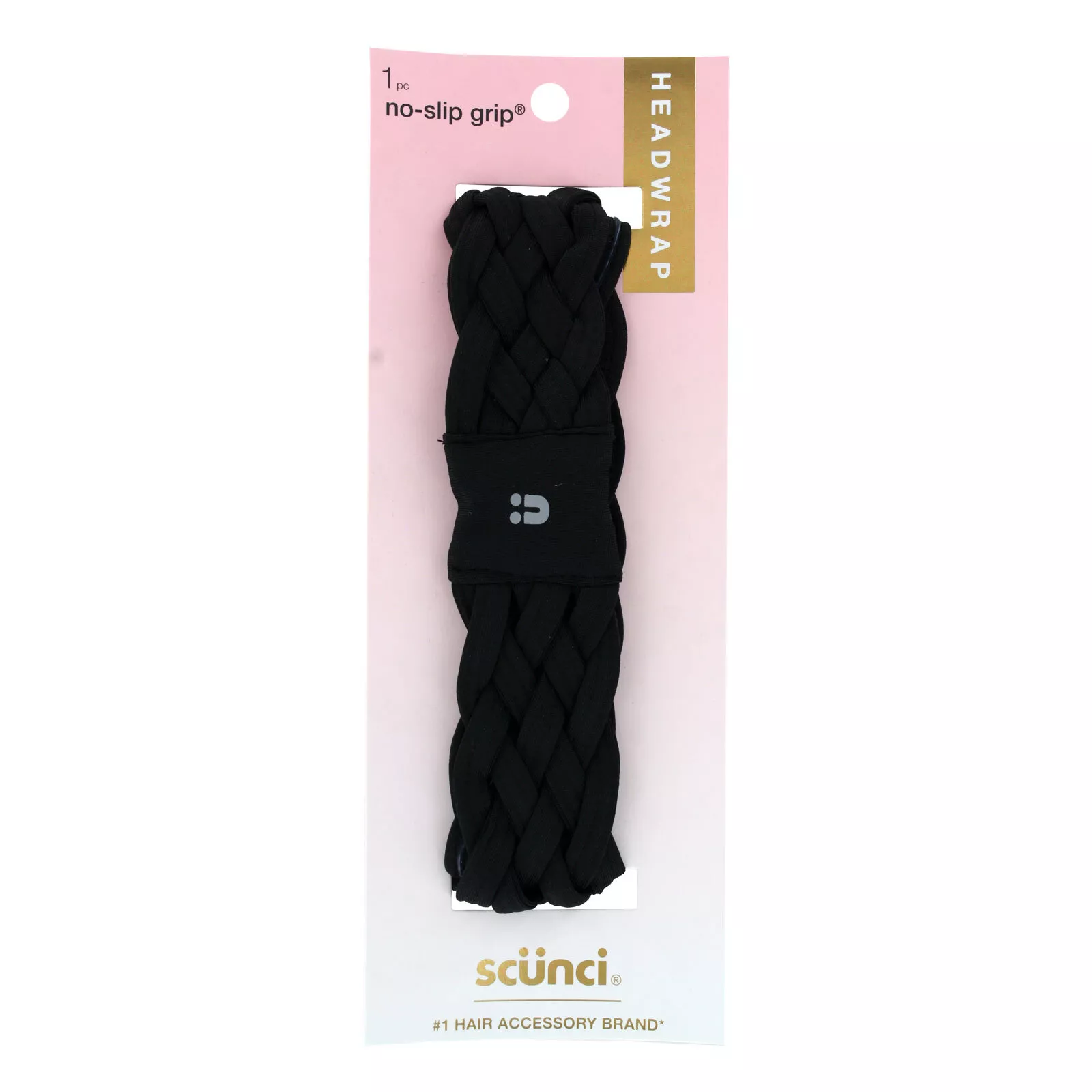 Scunci No-Slip Grip 1 pc Headwrap