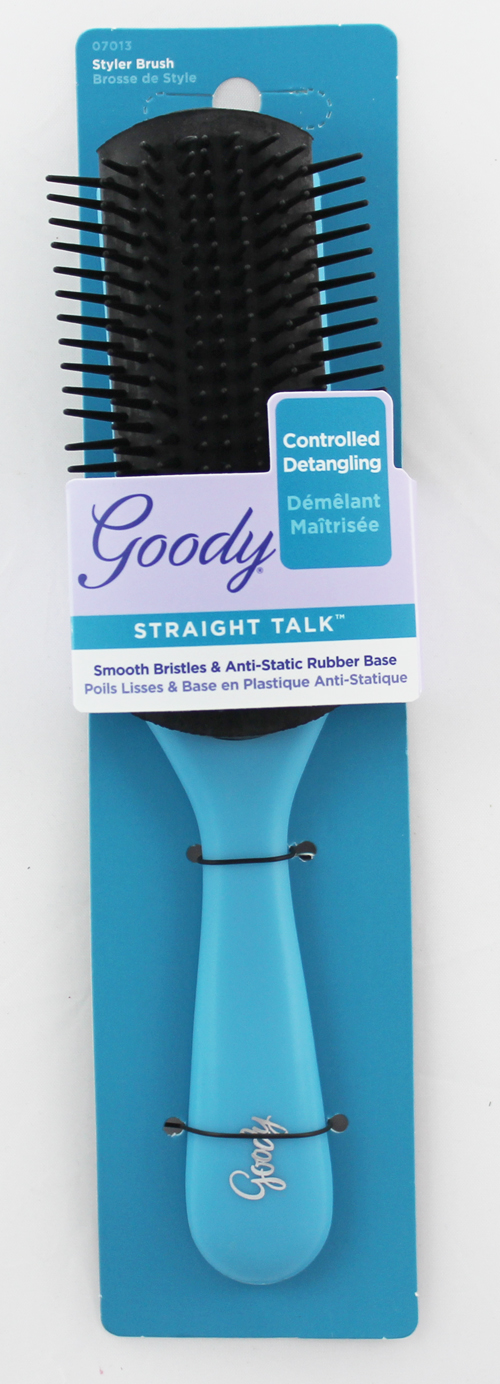 Goody Straight Talk Rubber Styler Brush 2041248 07013 Wholesale fashion accessories and jewelry bows clips scrunchies twisters keychains bracelets necklaces toe rings bandanas brushes and more
