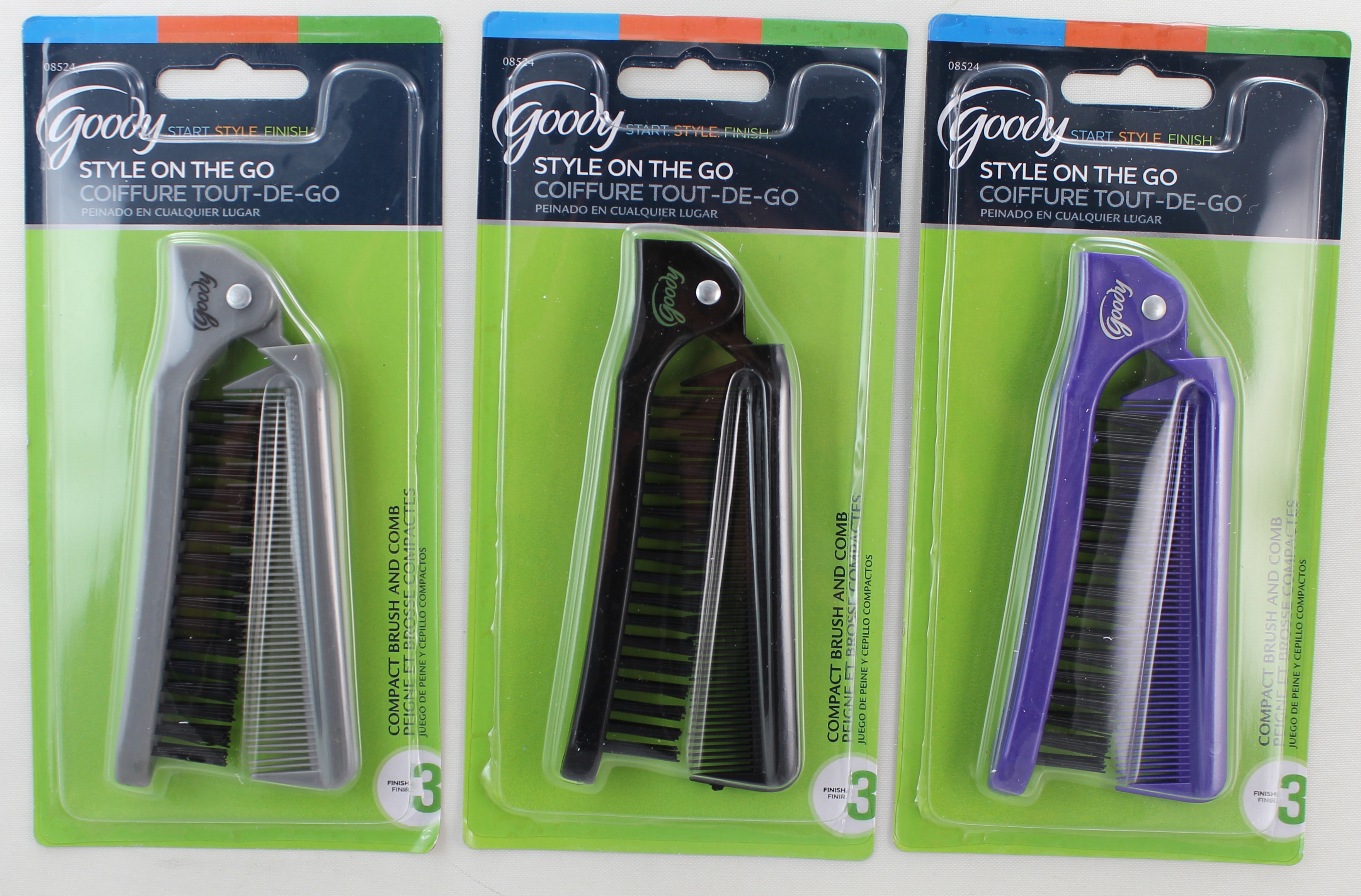 Goody Comb Brush Combo Folding - Colors Vary - Click Image to Close