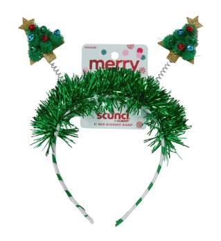 Scunci Mini Trees and Tinsel Headband 1 pk