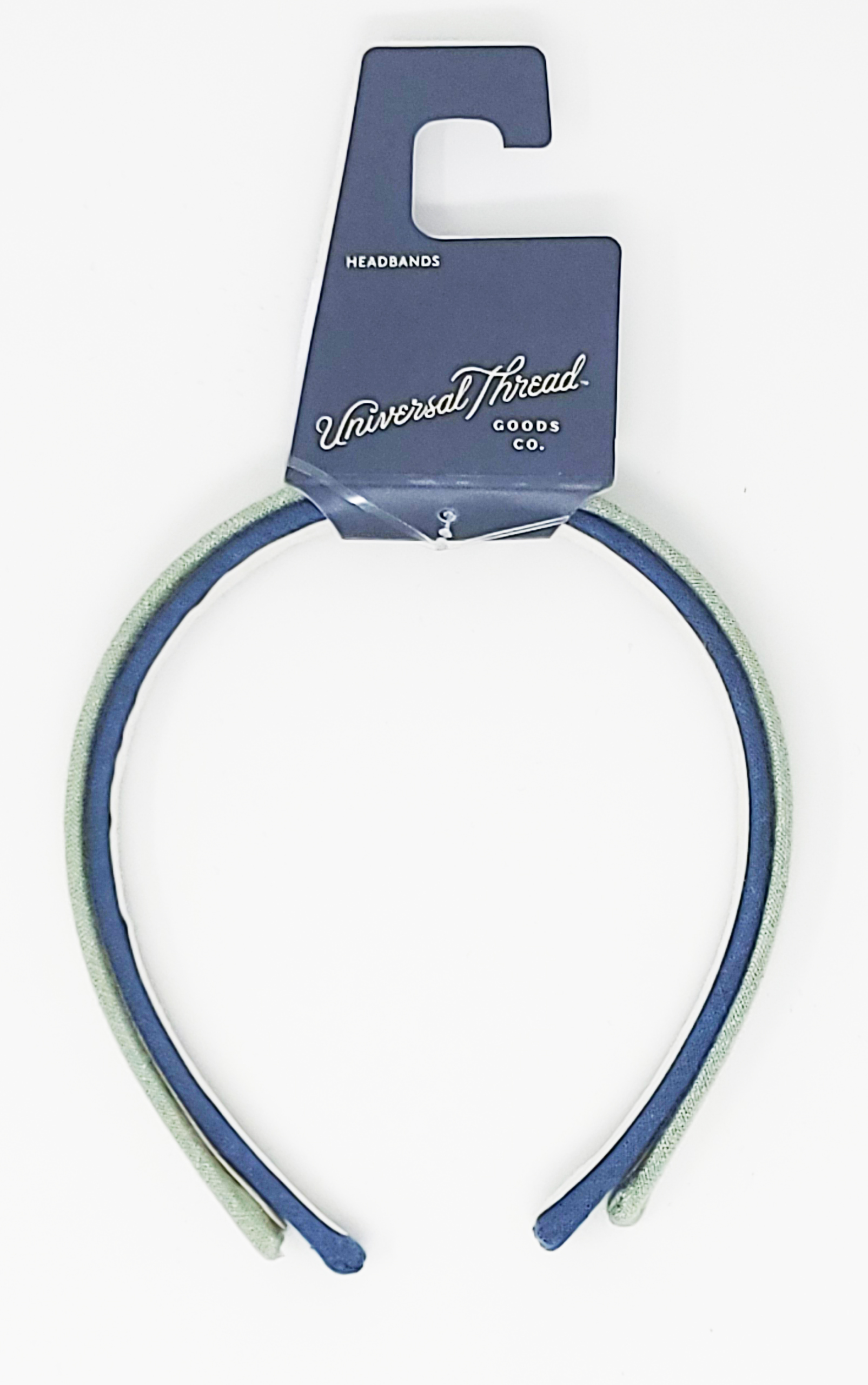 Woven Headband Blue And Green 2pc - Universal Thread™
