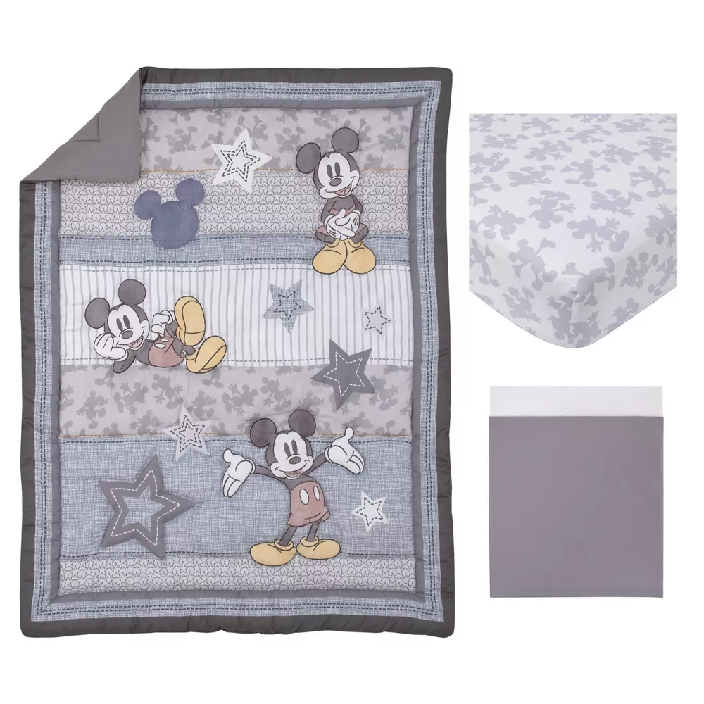 Disney Mickey Mouse Mighty Mickey Bedding Set - 3pc