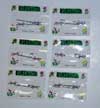 Reptile bobby pin with rhinestones 48pcs - Click Image to Close