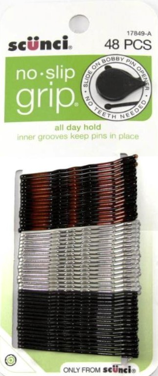 ITEM#17849 Scunci No Slip Grip Bobby Pins 48ct