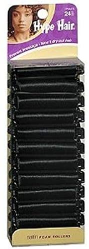 24 pcs Scunci Hype Small Satin Foam Rollers - Click Image to Close