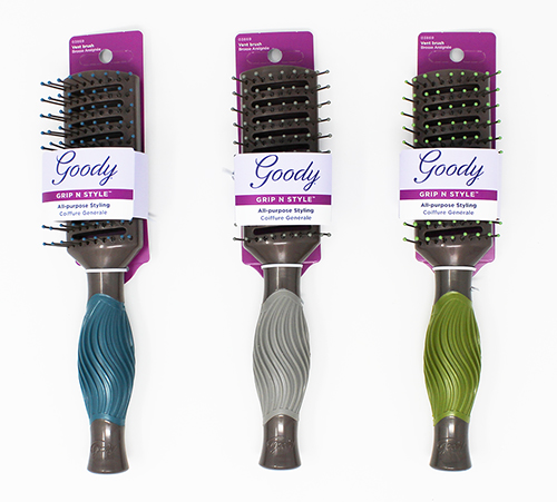 Goody Grip N Style Vent Brush, 1 ct, Assorted Colors UPC 041457038697
