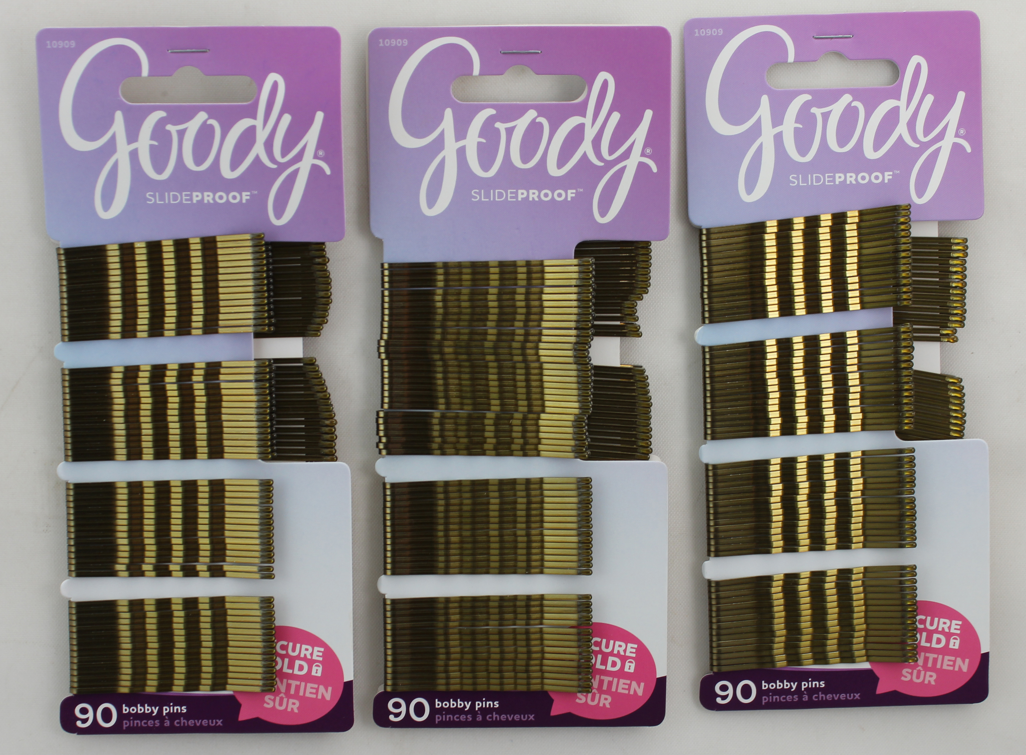 Goody Bobby Pins Slide Proof Blonde 90 CT - Click Image to Close