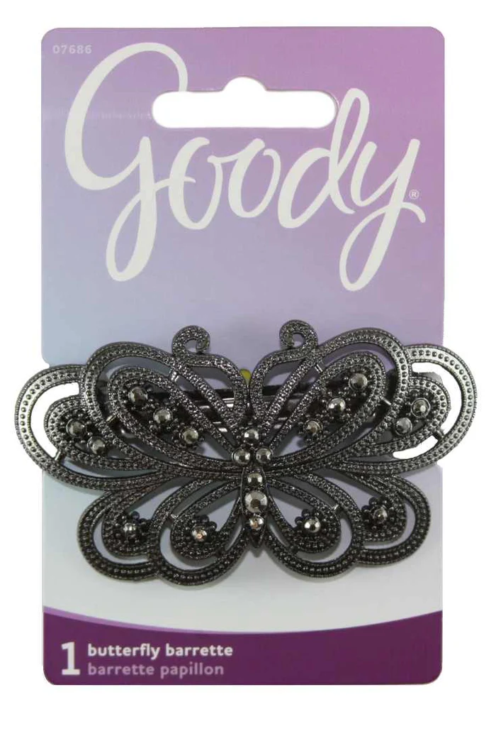 Goody FashioNow Luxe Butterfly Autoclasp UPC:041457076866 Pack:72/3
