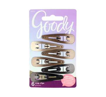 Jean Coutu Colour Collection Contour Clips, 6 units, Brunette