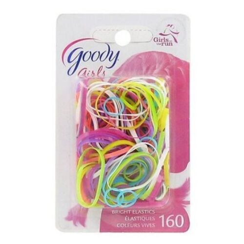 Goody Girls Ouchless Polybands Latex Elastics Assorted Colors 160 Count