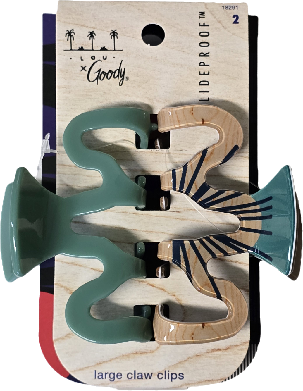 Goody Tru X Let It Happen HL LARGE CLAW CLIPS ASST 2CT