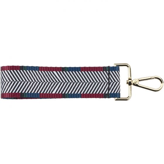 Tartan + Twine Digital Print Webbing Wristlet Strap