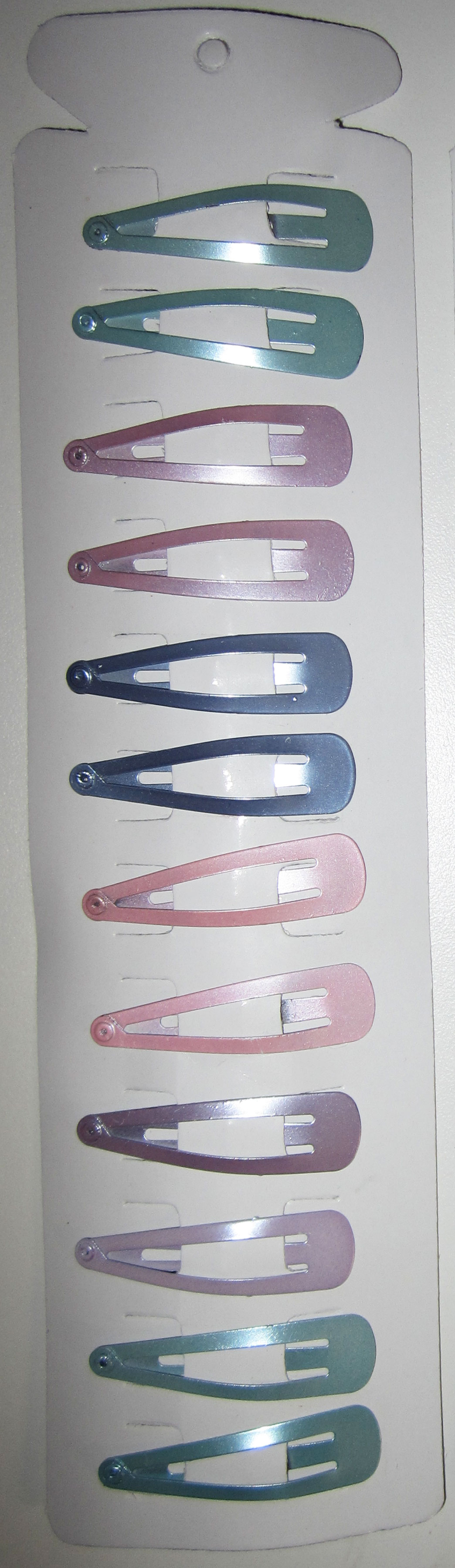 Metal Pastel Snap Clips (144count) - Click Image to Close
