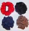 Red, Blue, Black & Brown Jaw Clip Bows - Click Image to Close