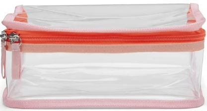Item# A29884 SCUNCI CLEAR ORGANIZER-PINK UPC:079642298847