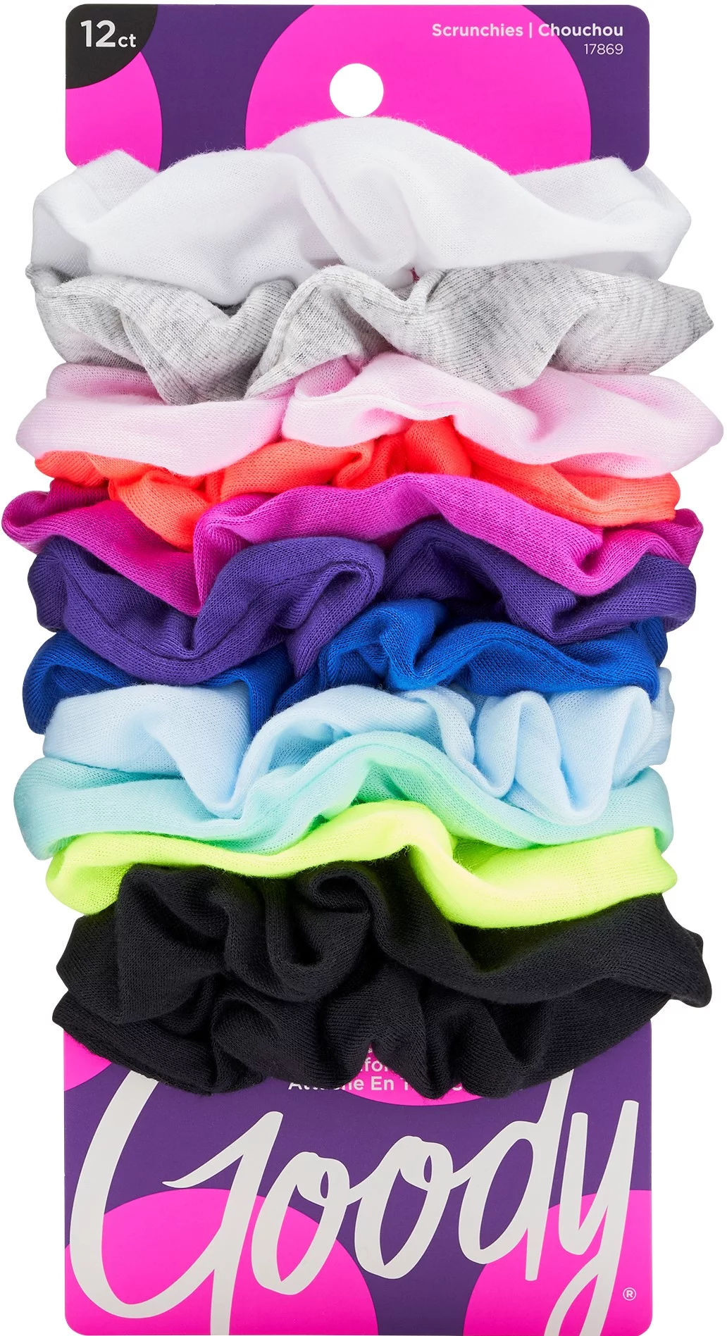 scrunchies 12 ct bright