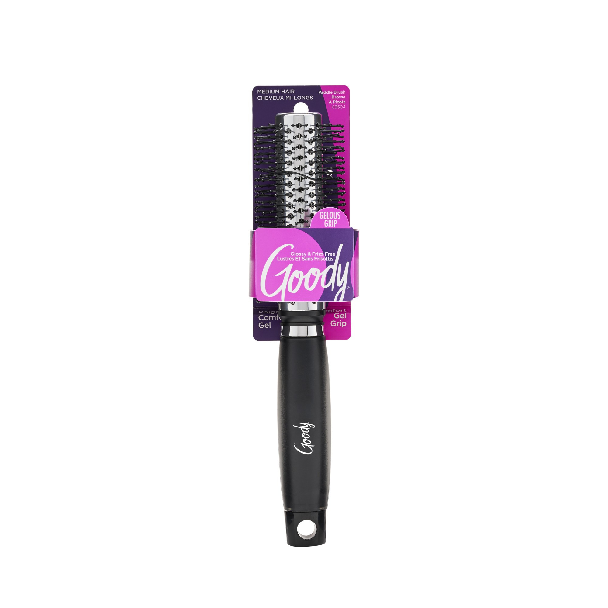 Goody Gelous Grip Hair Brush, Ion-Infused Hot Round UPC:041457095041 PACK: - Click Image to Close