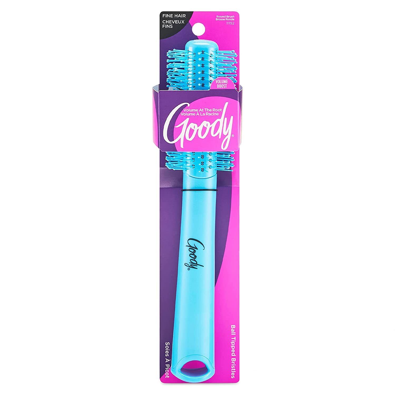 Goody Bright Boost Extra Small Round Hair Brush UPC:041457111529 - Click Image to Close