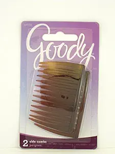 Goody Side Comb Mock Tortoise 2 CT UPC:041457103241 Pack: 72 (12-6's)