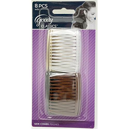 Goody Women Classics Multi Pack Side Combs, 8 Count UPC:041457064337 - Click Image to Close