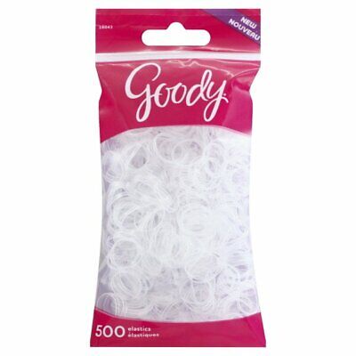 Goody Ouchless Medium Clear Elastic 500 Count