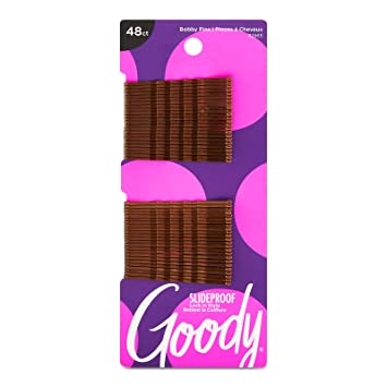 Goody BOBBY PIN 2 INCH CRIMPED BROWN 48 Count UPC 041457329658