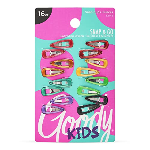 Goody Kids Mini Epoxy Contour Snap Clips UPC:041457321430 Pack:72/6