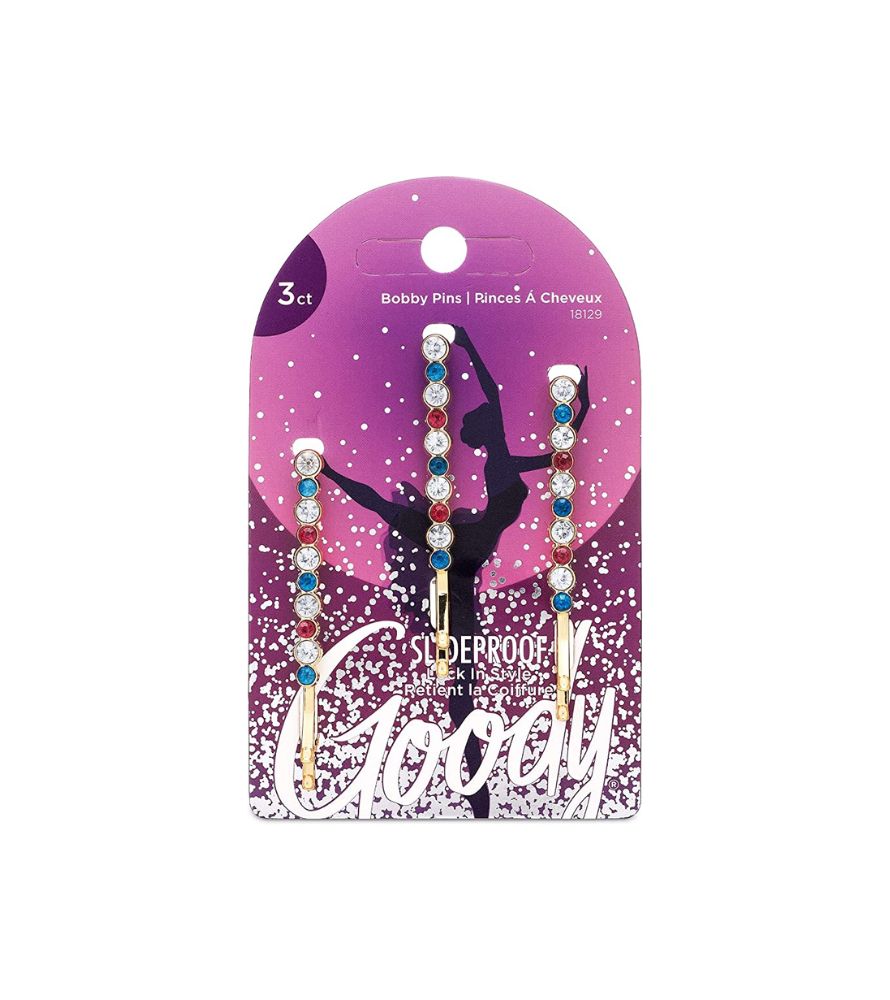 GOODY HOLYDAY BALL STONE BOBBIES 3CT UPC:041457181294 PACK:72/3