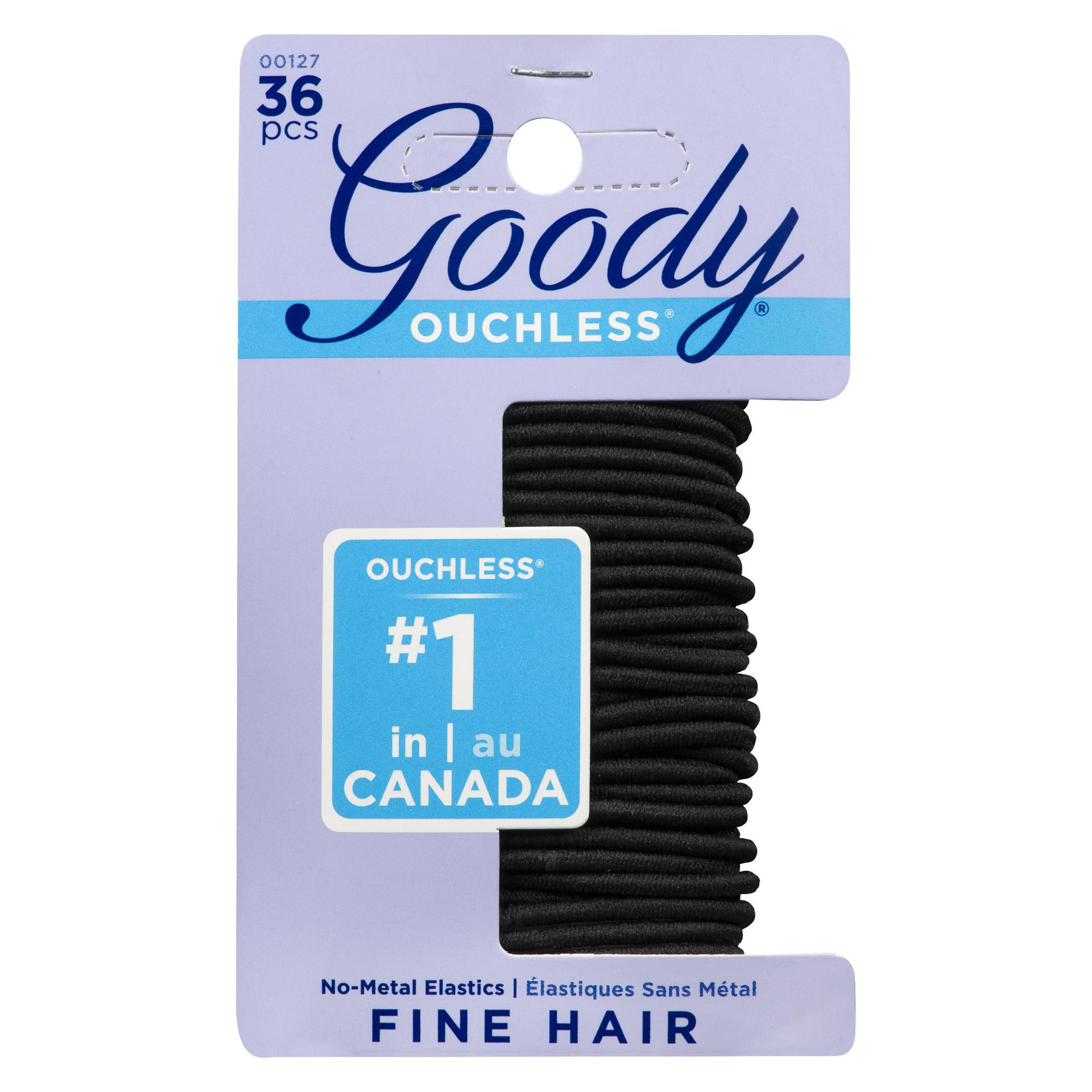 OUCHLESS THIN ELASTIC - BLACK - SMALL 36S