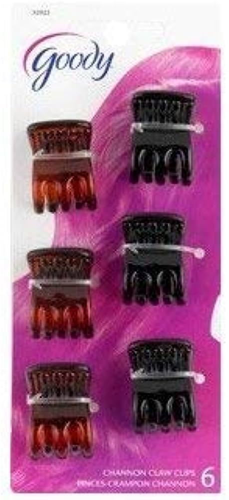 Goody G Mini Claw Clips 6 Count - Click Image to Close