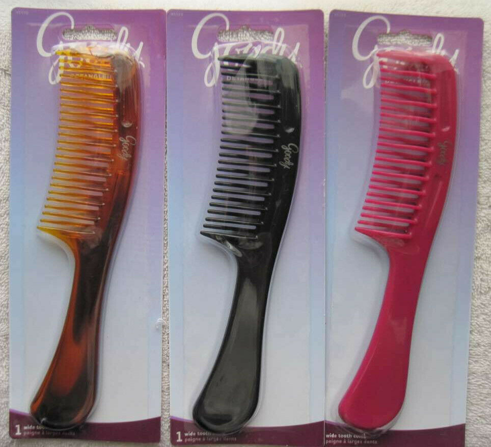 Goody Super Detangling Comb Assorted Colors UPC: 041457455999 Pack: 72 (12-6's)