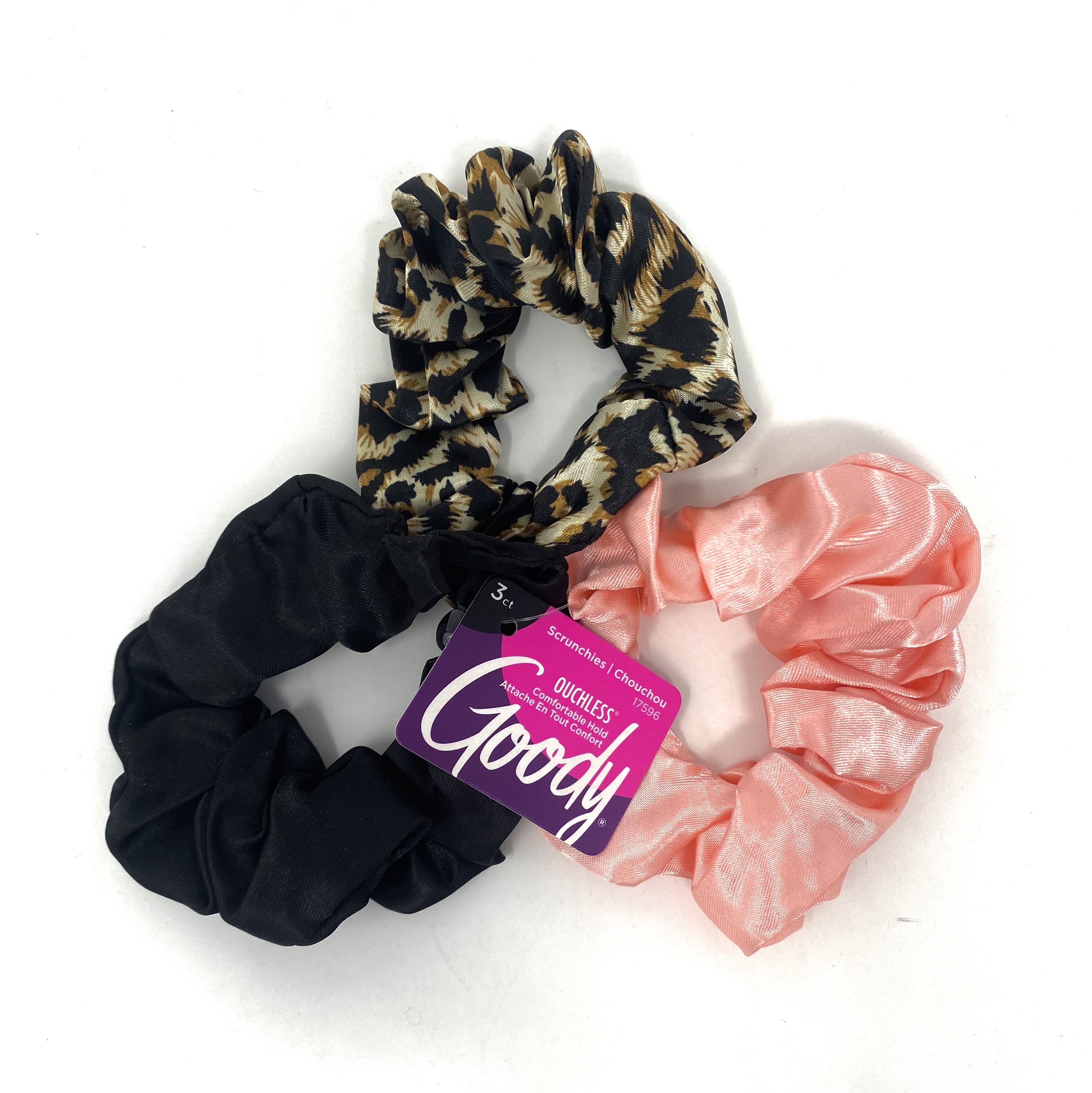 Goody Bin Satin Scrunchies 3ct UPC:041457175965 Pack:72/3