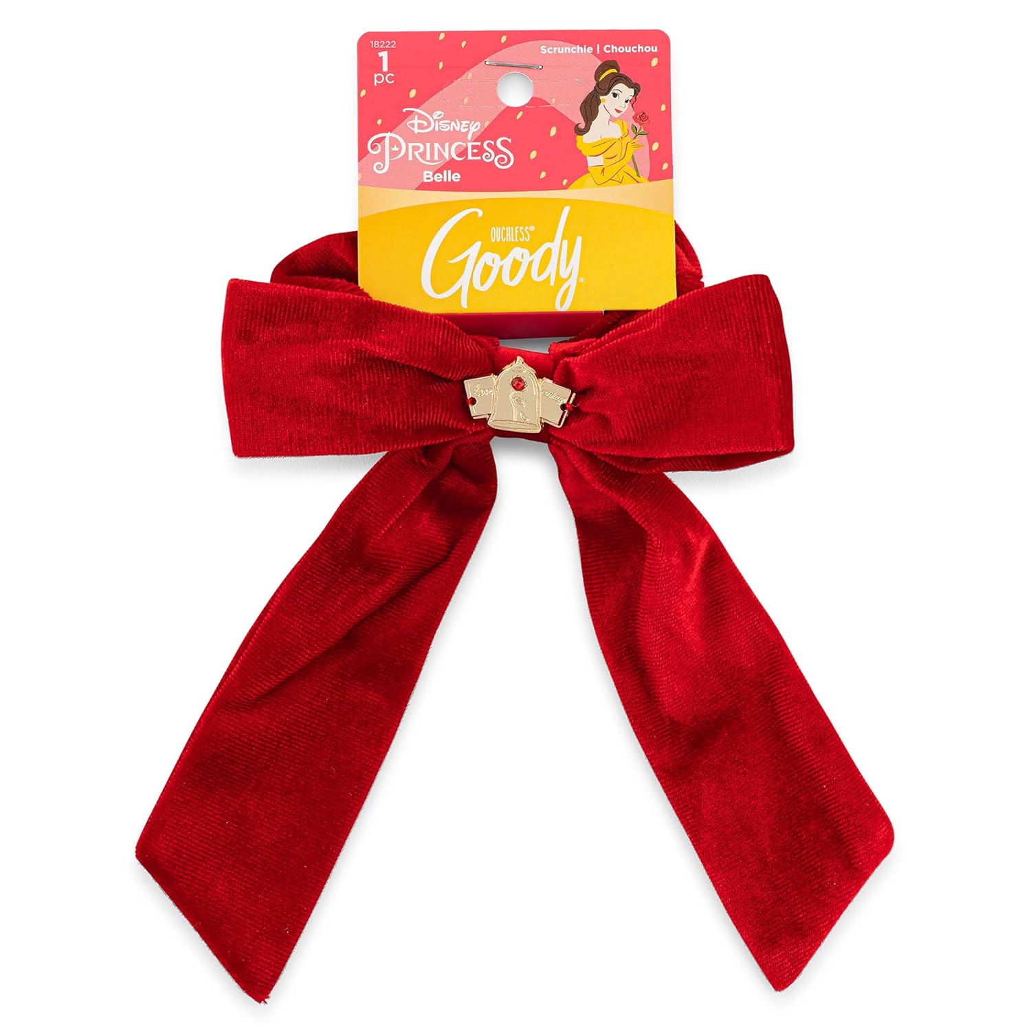 Goody Oucless Disney Princess Belle Bow Scrunchie UPC:041457182222 Pack:72/3
