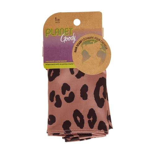 Goody Planet Ouchless Recycled Satin Hair Scarf Leopard UPC:041457183793 Pack:72 NO INNER