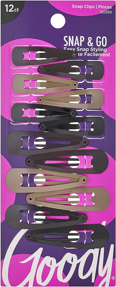 ITEM # 3001597 GOODY AMZ BARRETTES METAL CONTOUR-12 CT PACK 72/1