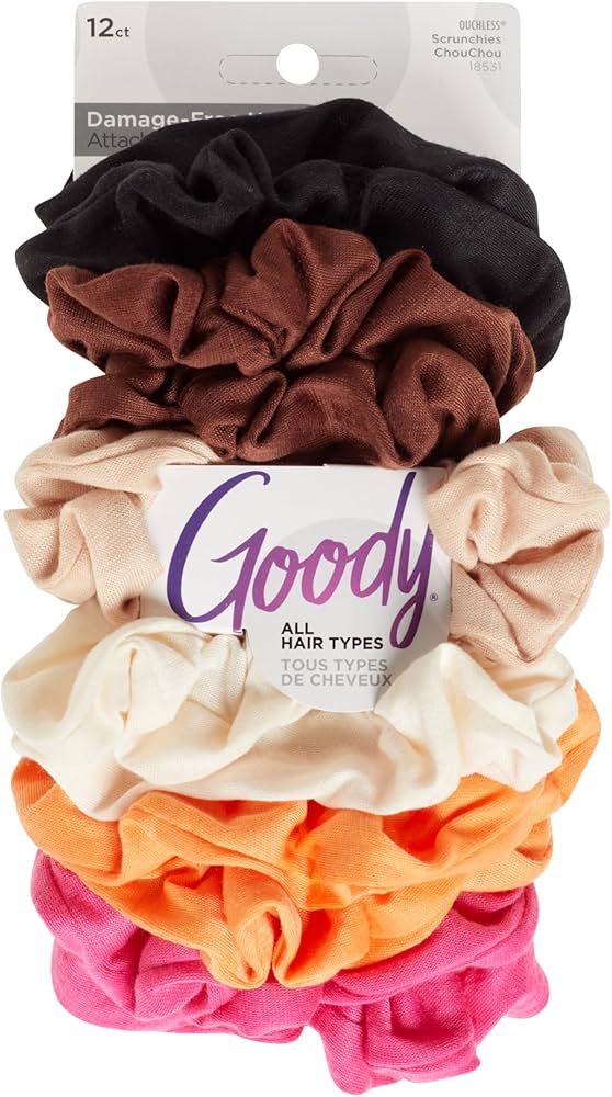ITEM # 3001674 GOODY SCRUNCHIES OUCHLESS WARM-12 CT, PACK 72, UPC 041457185315