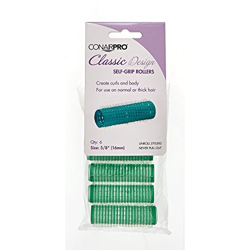 5/8" (6mm) ConairPro Self-Grip Rollers 6pk - Click Image to Close